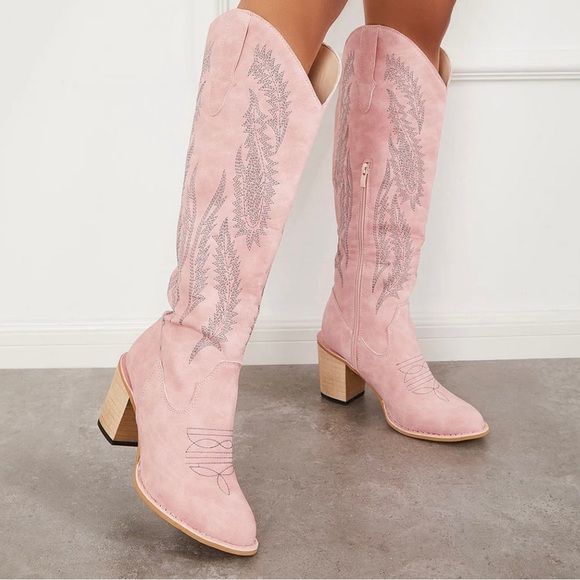 Pink Cowgirl Boots - Picture 2 of 8
